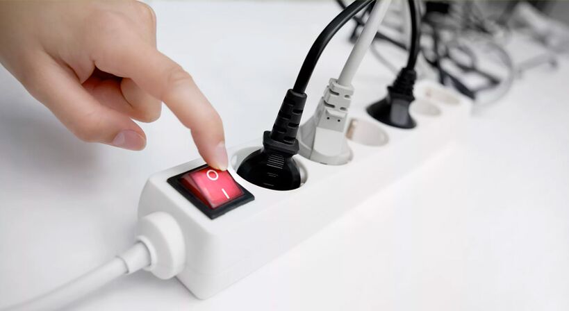 Izklop napajanja podaljška